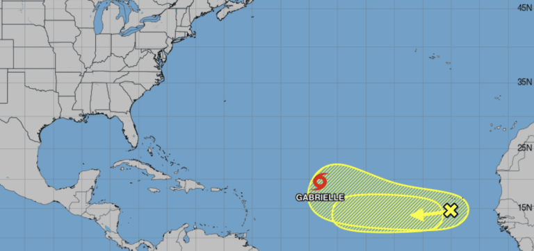 Tropical Outlook: NHC Tracks TS Gabrielle and Two Additional Atlantic Waves